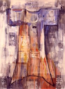 5. Flathead Dress 1998, oil on canvas, 60 x 50