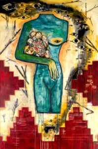 6. Fear 2004, oil on canvas, 72 x 48